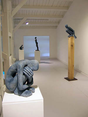 Sculptures de Josette Taramarcaz, vue de l'exposition 