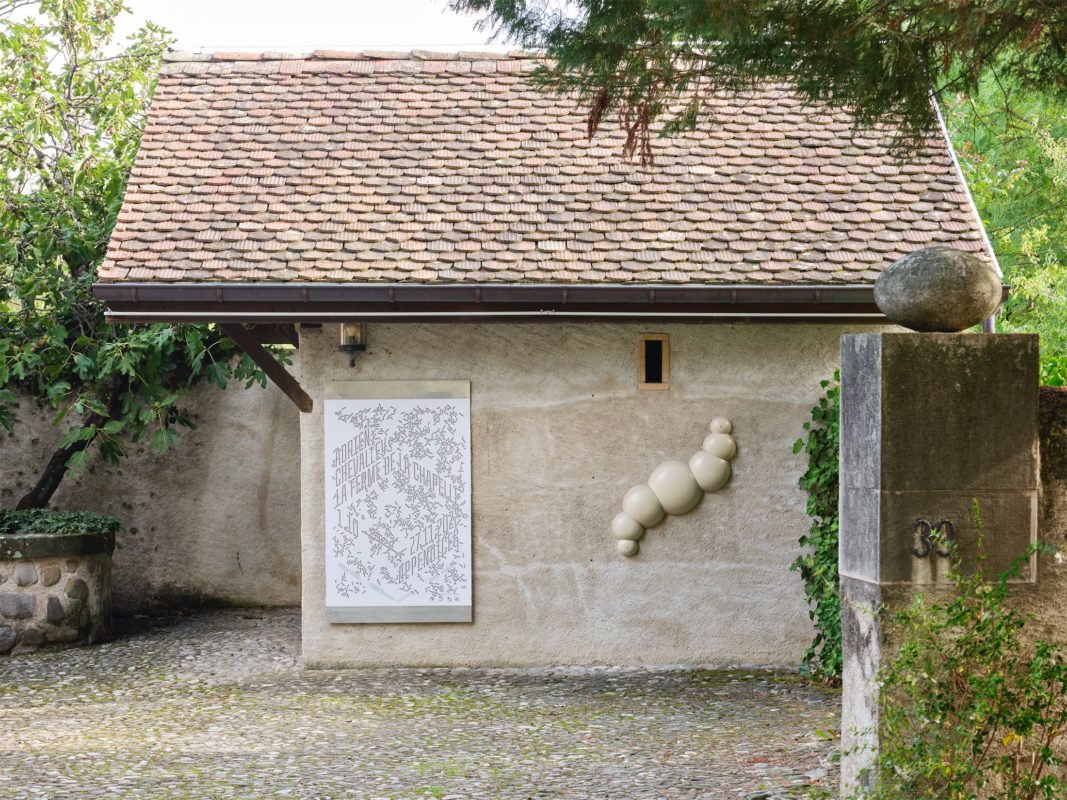 Vue de l'exposition d'Adrien Chevalley "Appendices" à la Ferme de la Chapelle